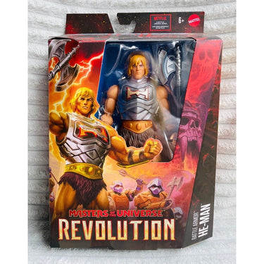 Masters of the Universe Revolution Battle Armor He - Man Action Figure - Planet Toys
